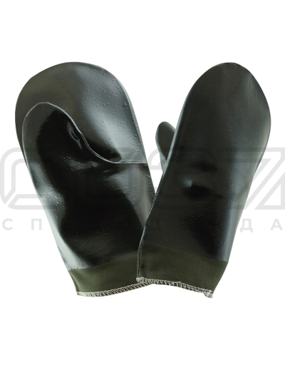 Рукавицы хб основа с начёсом покрытие из нитрильного латекса