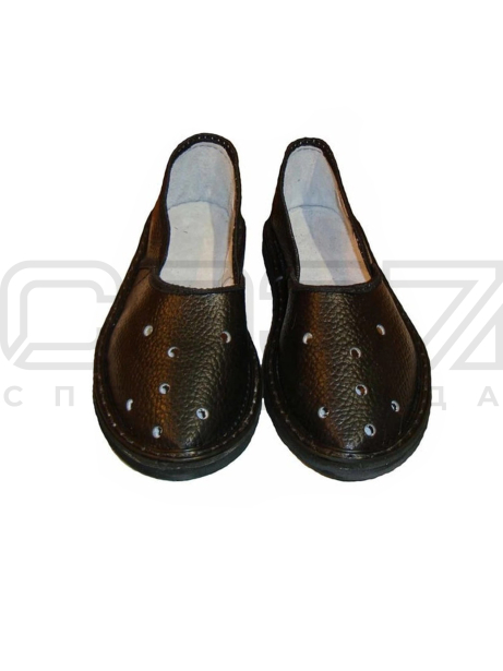 тапочки кожа подошва резина с перф